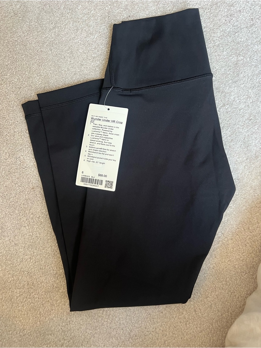 lululemon athletica High-Rise Crop Leggings - Black